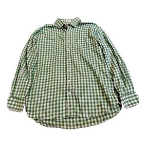 Mens Peter Millar Plaid Button Down Shirt XL